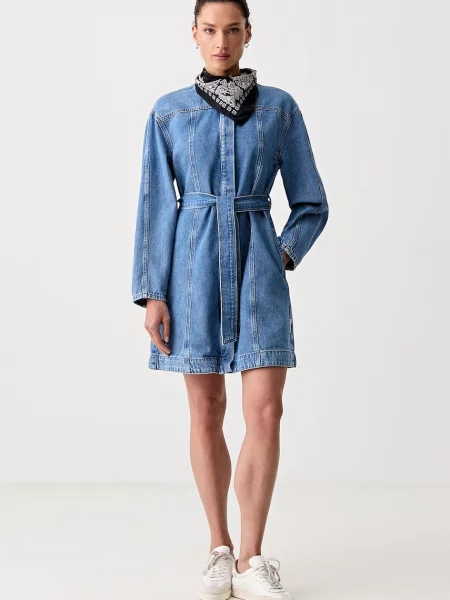 Marc O'Polo rochie din denim albastru