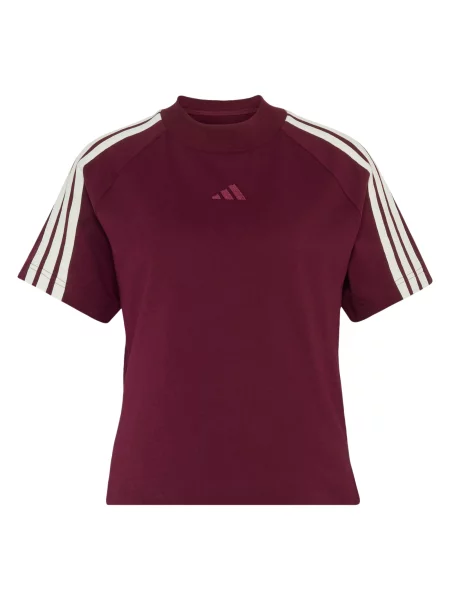 ADIDAS SPORTSWEAR Tricou funcțional AK roșu vin / murdar alb