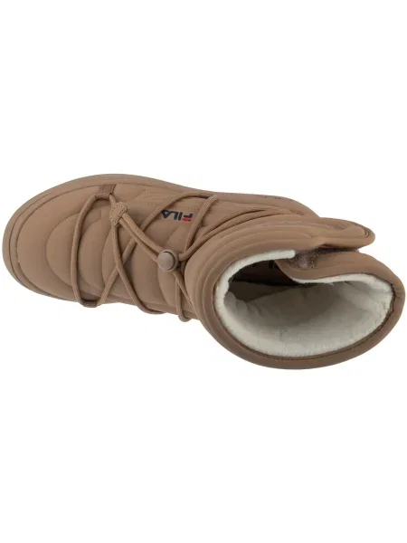 Členkové topánky Fila hnedá