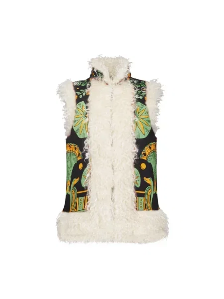 Wielobarwność kamizelka La Doublej bez rękawów