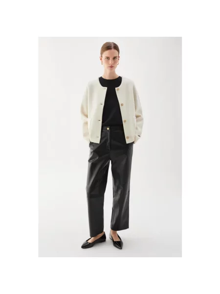 Sweter Busnel wełniany beżowy