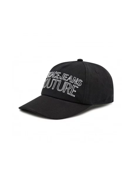 Czapka z daszkiem Versace Jeans Couture czarna