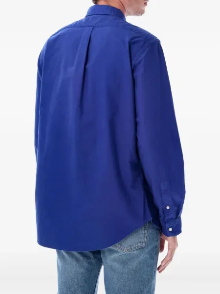 Cămașă Polo Ralph Lauren lungă albastru