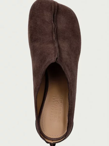 Maison Margiela papucs női velúr barna