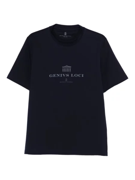 Tricou Brunello Cucinelli albastru