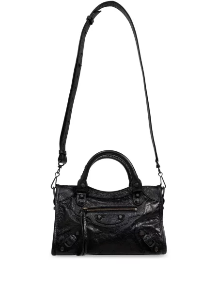 Buklé torbica Balenciaga crna
