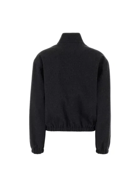 Kurtka Jil Sander wełniana szara