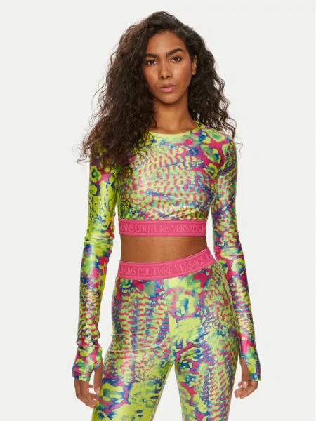 Versace Jeans Couture Bluză Colorat verde