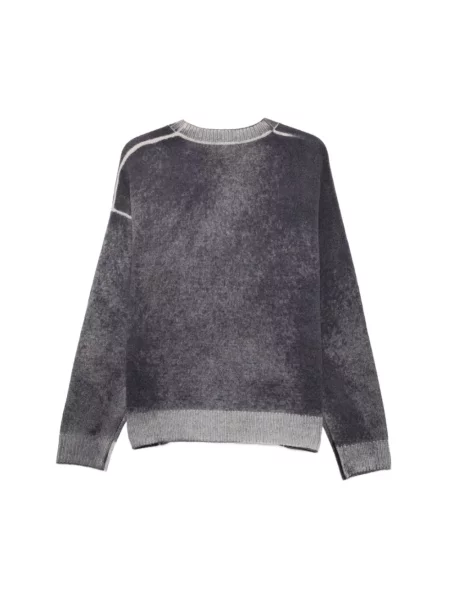 Sweter Amish wełniany szary