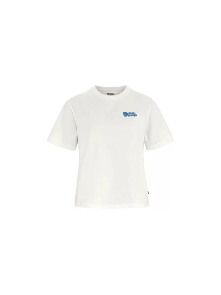 Fjällräven Forest Walk T-shirt W Kobiety Koszulki Fjällräven Krem Size: XS
