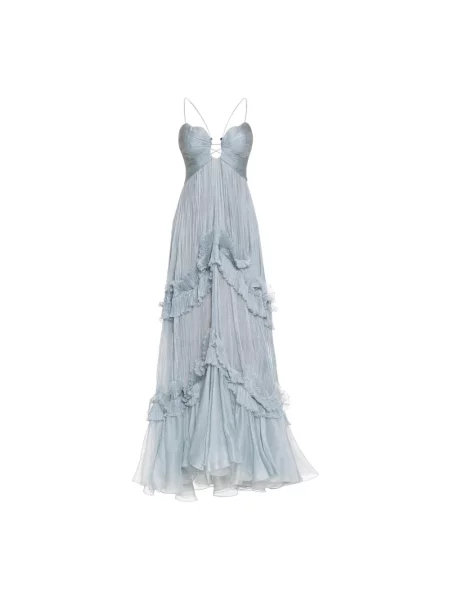 Sukienka maxi Maria Lucia Hohan garniturowa niebieska