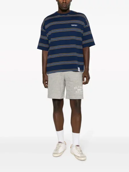 Raštuotos šortai Tommy Hilfiger pilka