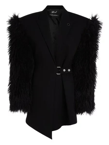 Sukienka Karl Lagerfeld garniturowa czarna