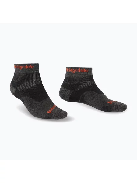 Șosete de trekking pentru bărbați Bridgedale Hike Midweight Performance Ankle graphite/orange portocaliu