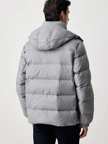 Calvin Klein Jeans Zimná bunda sivá