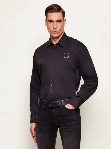 Karl Lagerfeld Cămașă negru