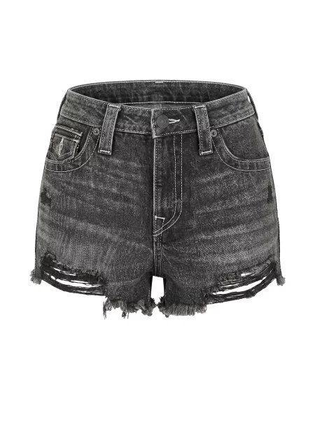 True Religion Džíny šedá / džínovina černá