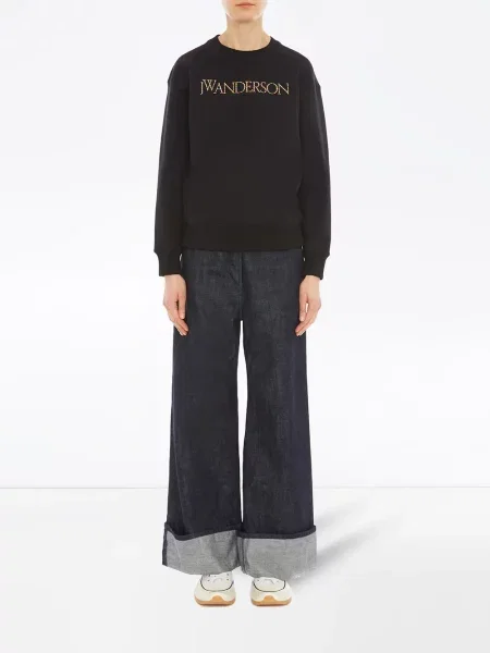 Hanorac Jw Anderson cu autograf negru