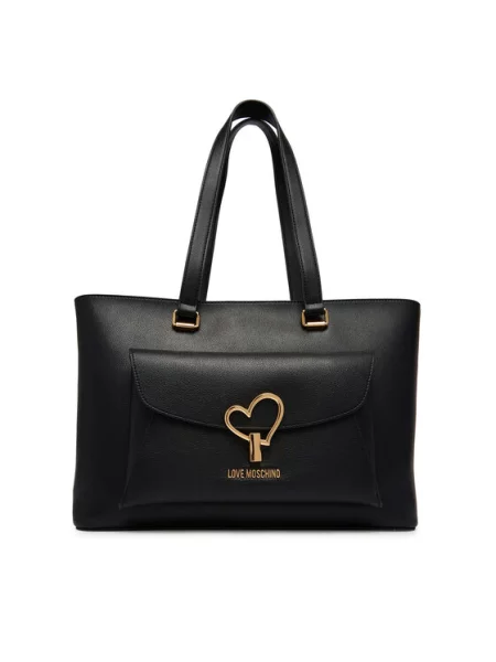 LOVE MOSCHINO Ročna torba črna