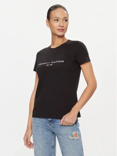 Tommy Hilfiger T-Shirt Heritage C-Nk czarny