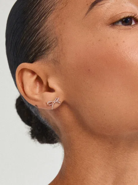 Pilgrim Cercei Catharina auriu roz
