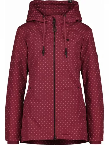 Alife and Kickin Geacă de iarnă LilouAK cranberry / roşu închis roșu