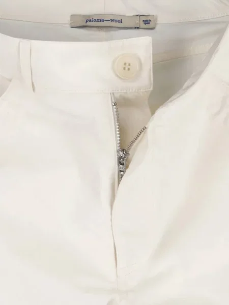 Pantaloni Paloma Wool de lână alb