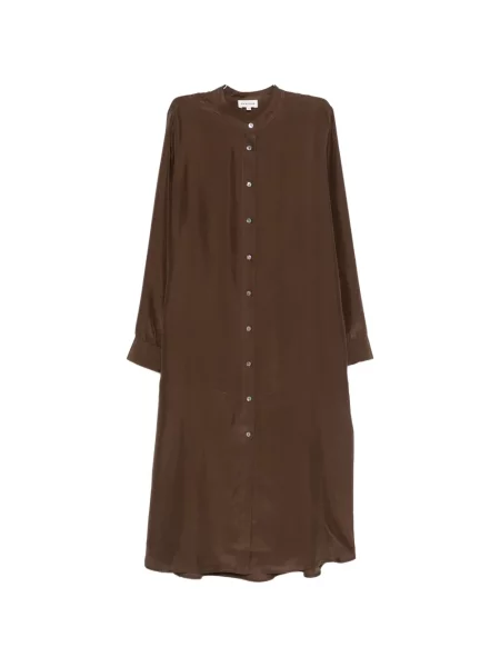 Rochie midi P.a.r.o.s.h. până la genunchi de costum maro