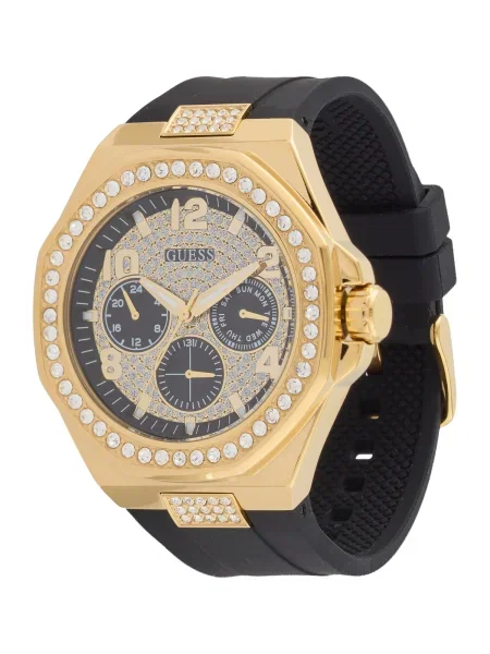 GUESS Analógové hodinky EMPIRE zlatá čierna