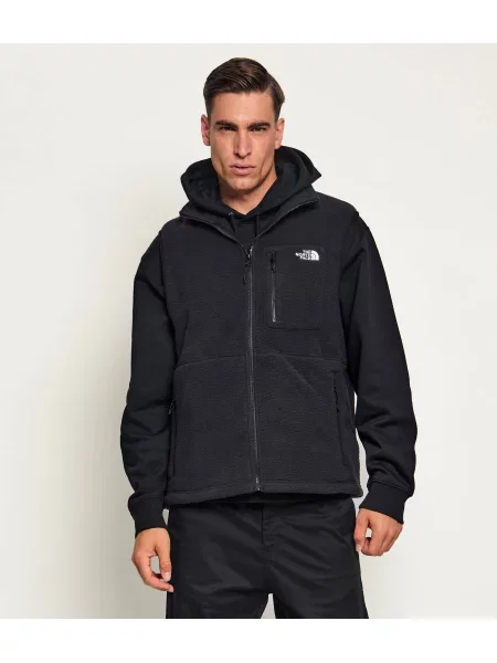 Vestă The North Face din fleece maro