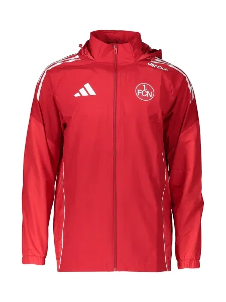 ADIDAS PERFORMANCE Αθλητικό μπουφάν FC Nürnberg κόκκινο λευκό