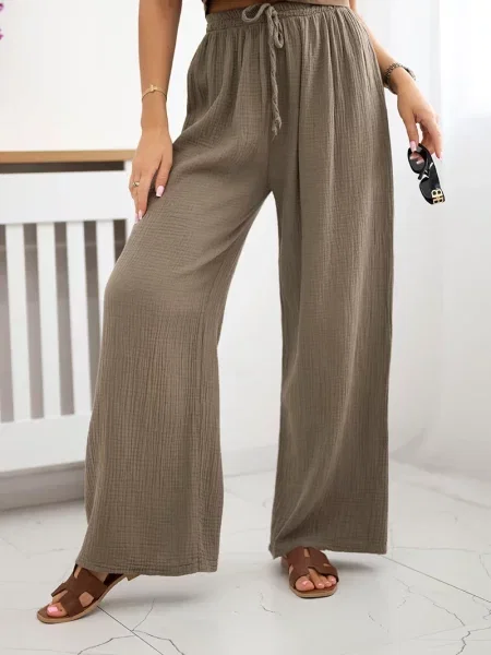 Pantaloni Kesi Włoski din muselină