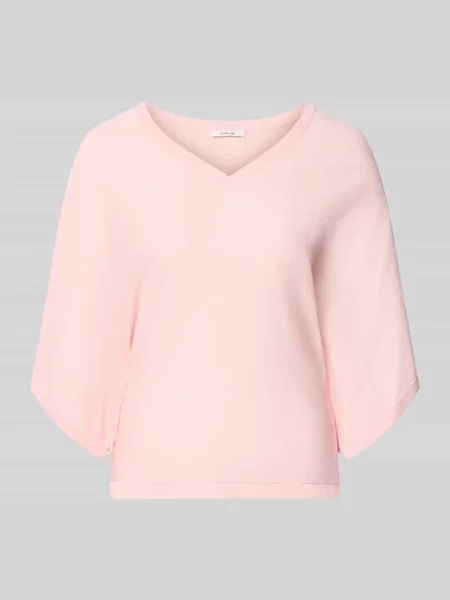 Opus Sweter Z Dzianiny Pench rosa różowy