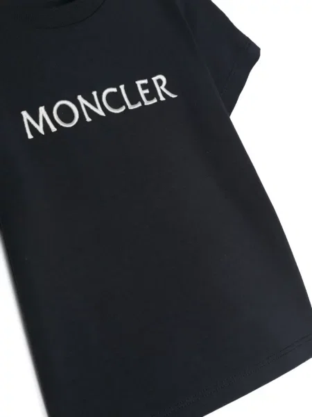Koszulka dziecięca Moncler Enfant niebieska