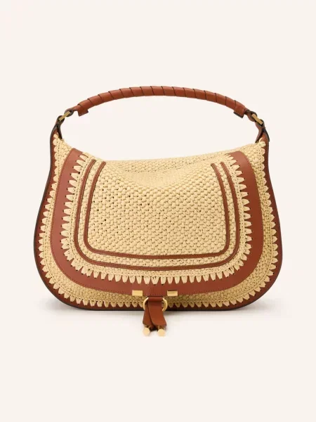 Chloé Torebka Marcie beige beżowa
