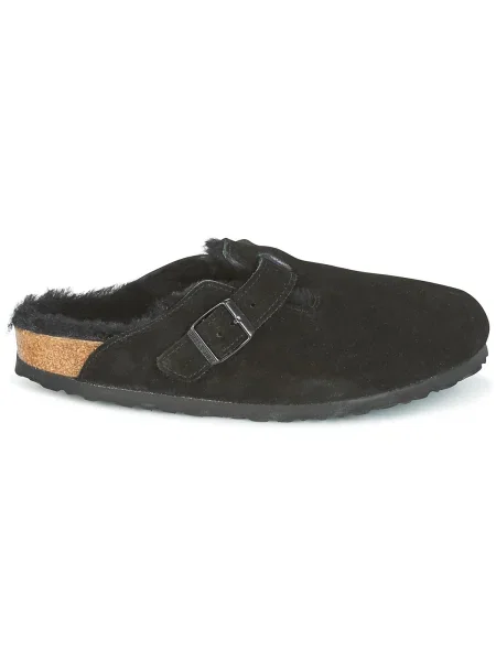 Tenisky Birkenstock z ovčej kože čierna