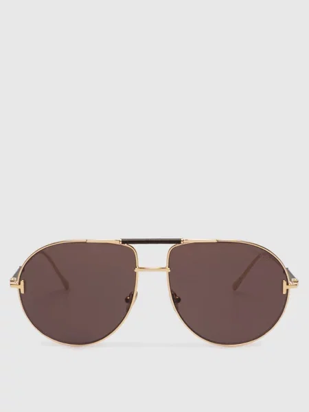 Золотисті сонцезахисні окуляри Lou Tom Ford