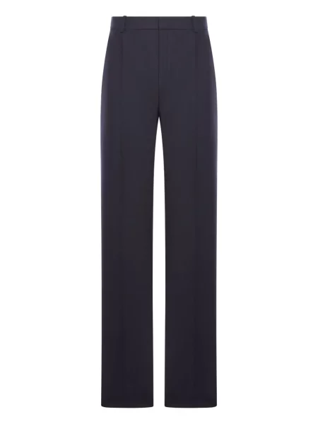 Pantaloni Saint Laurent de lână albastru