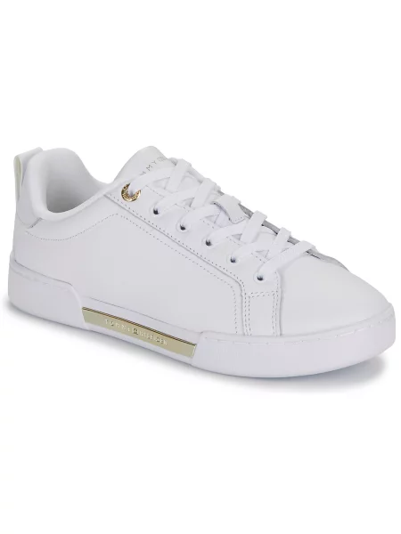 Boty Tommy Hilfiger CHIQUE COURT SNEAKER bílé