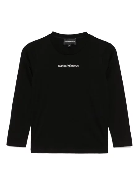 Koszulka dziecięca Emporio Armani czarna