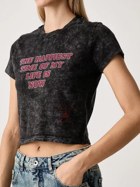 Guess T-shirt x MARILYN MONROE czarna
