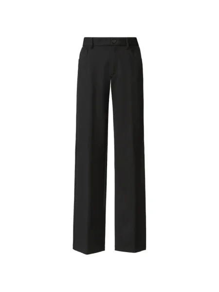 Pantaloni Fabiana Filippi din jerseu negru