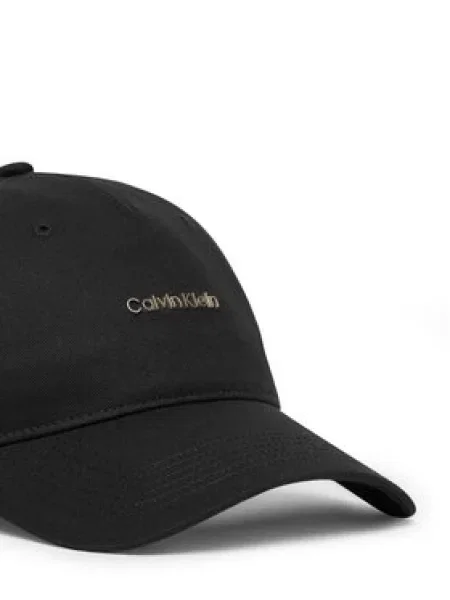 Calvin Klein Kepurė su snapeliu Cotton Twill W/ Hw Cap juoda