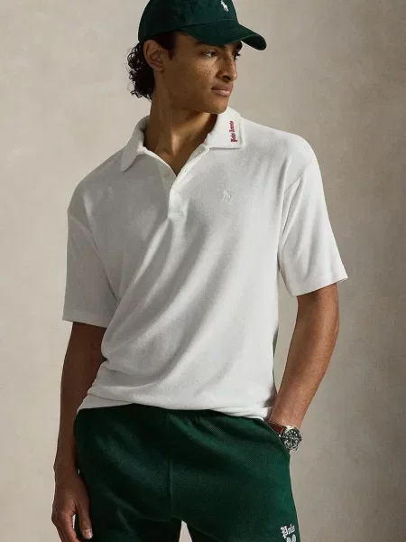 Polo Ralph Lauren πόλο με Ανδρικό λευκό