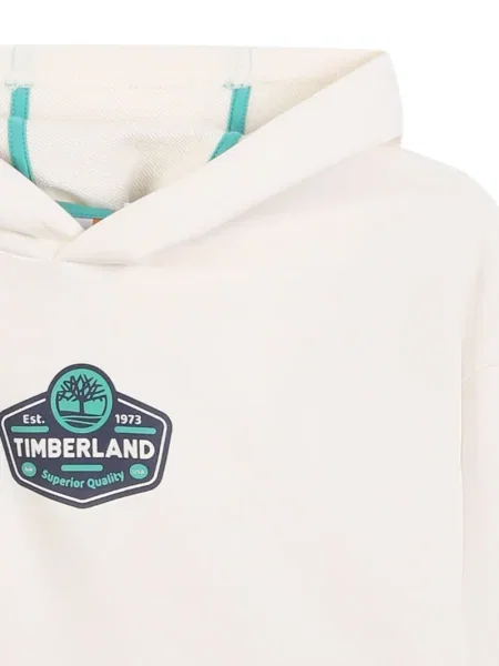 Bluza z kapturem dziecięca Timberland biała