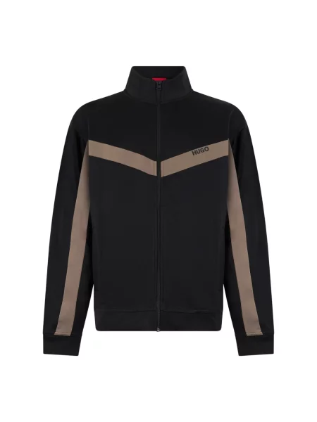 Bluza rozpinana Boss czarna