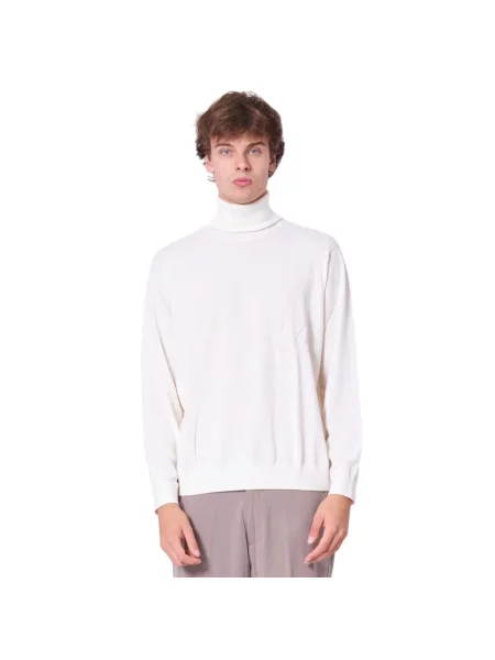Golf z elastycznymi wykończeniami Armani Exchange biały