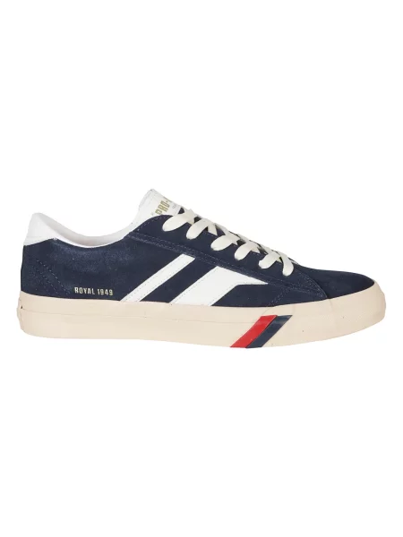 Sneakersy Pro Keds skórzane klasyczne niebieskie