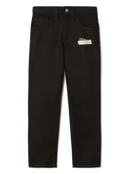 Jeansy dziecięce Off-white białe