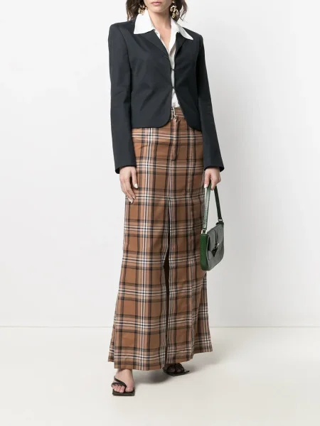 Zkrácená jednořadá bunda Fendi Pre-owned modrá